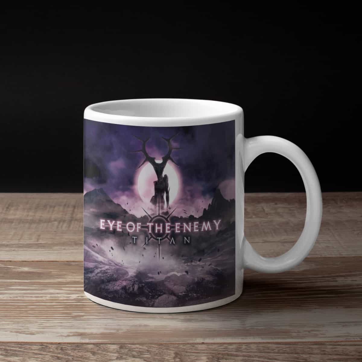 Eye of the Enemy Coffee Mug, Eye of the Enemy Titan Coffee Mug
