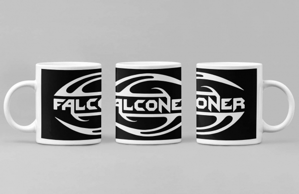 Falconer Coffee Mug, Falconer Logo Coffee Mug