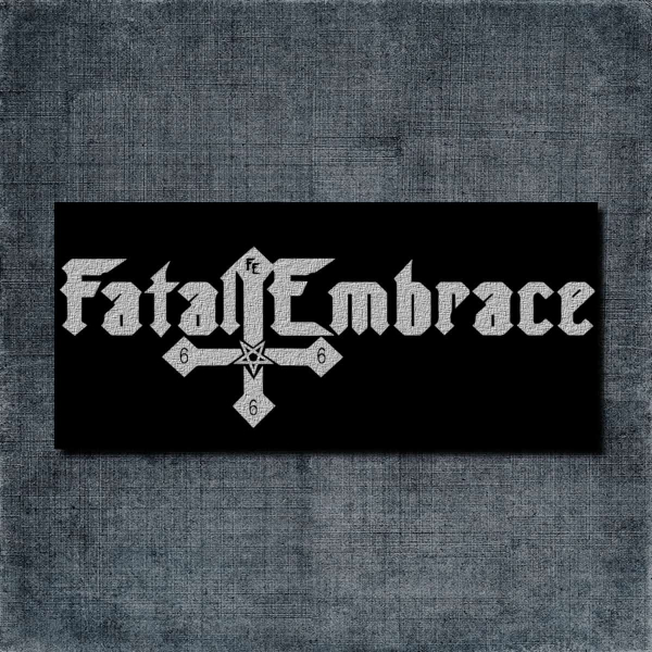 Fatal Embrace Back Patch, Fatal Embrace Logo Big Back Patch