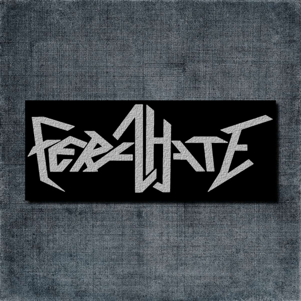Feral Hate Back Patch, Feral Hate Logo Big Back Patch