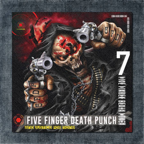 Five Finger Death Punch Back Patch, Five Finger Death Punch - And Justice For None Big Back Patch