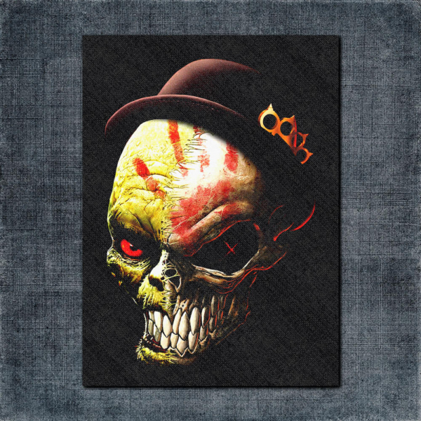 Five Finger Death Punch Back Patch, Five Finger Death Punch - 5FDP Artwork 3 Big Back Patch