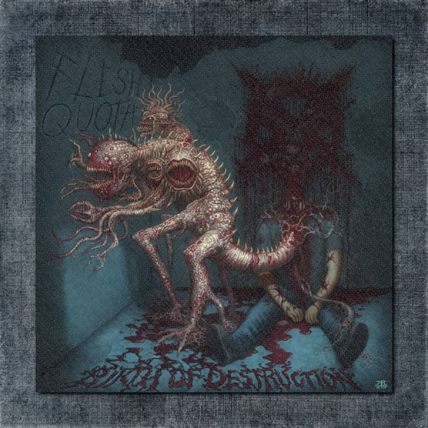 Flesh Quota Back Patch, Flesh Quota - Birth Of Destruction Big Back Patch