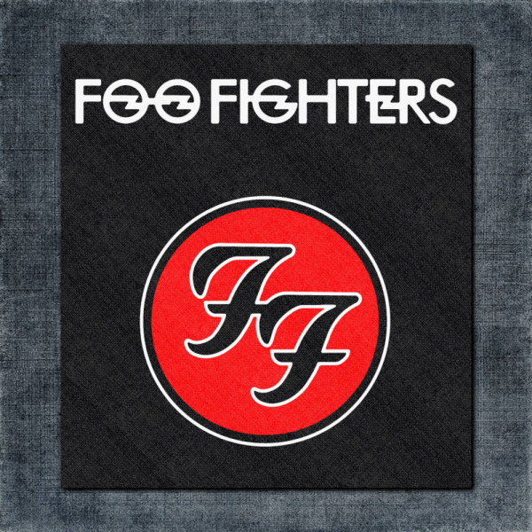 Foo Fighters Back Patch, Foo Fighters Artwork Big Back Patch