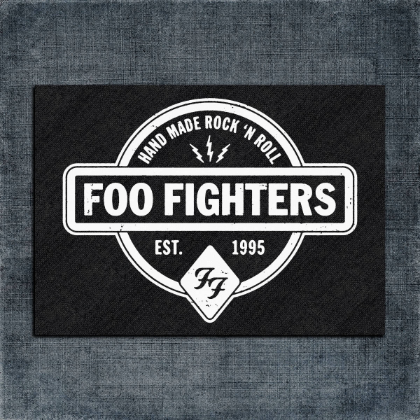 Foo Fighters Back Patch, Foo Fighters Artwork Big Back Patch