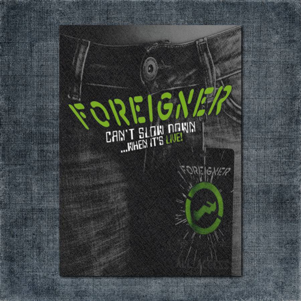 Foreigner Back Patch, Foreigner - Can't Slow Down Big Back Patch