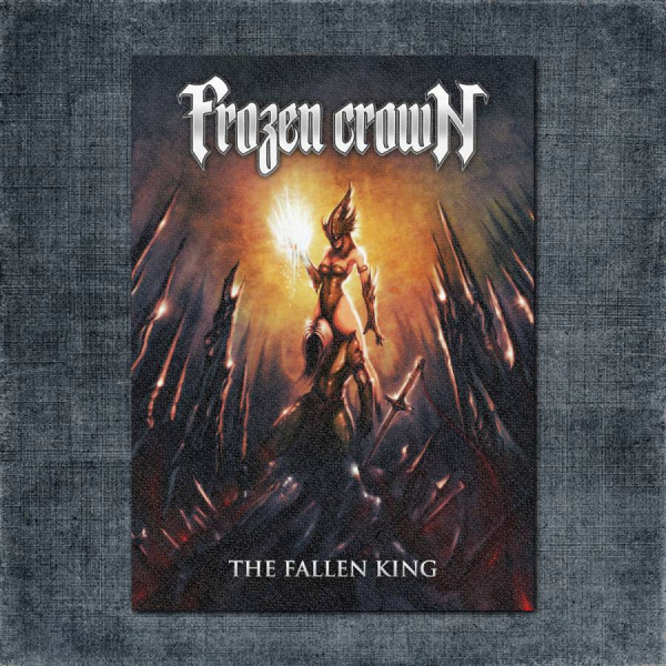 Frozen Crown Back Patch, Frozen Crown - The Fallen King Big Back Patch