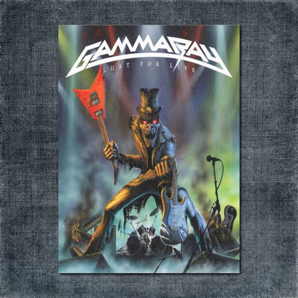 Gamma Ray Back Patch, Gamma Ray - Lust For Live Big Back Patch