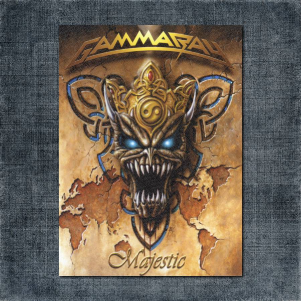Gamma Ray Back Patch, Gamma Ray - Majestic Big Back Patch