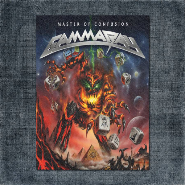 Gamma Ray Back Patch, Gamma Ray - Masters of Confusion Big Back Patch
