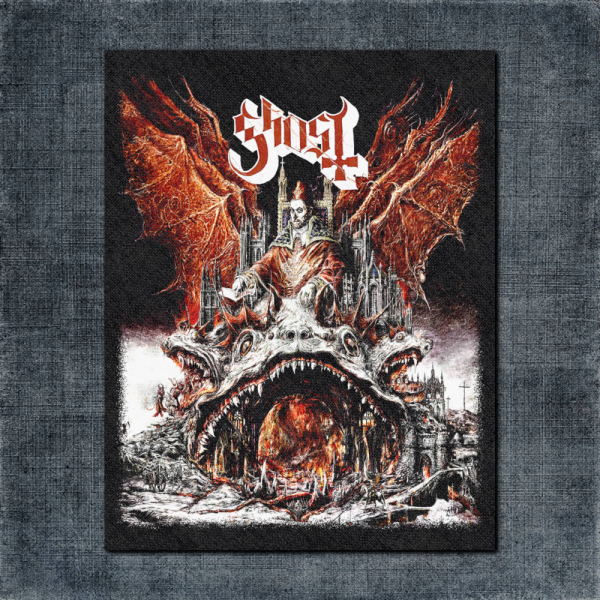 Ghost Back Patch, Ghost Artwork Big Back Patch
