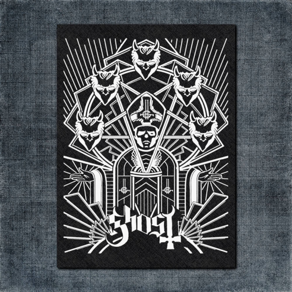 Ghost Back Patch, Ghost Artwork Big Back Patch