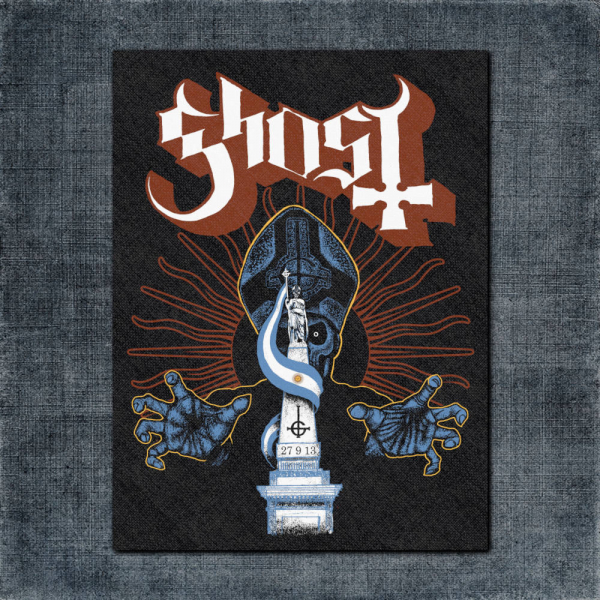 Ghost Back Patch, Ghost Ghost in Argentina Big Back Patch