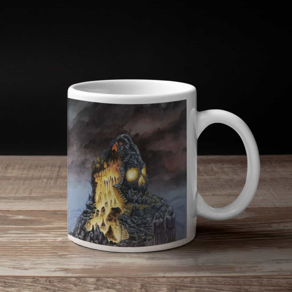 Ghoulgotha Coffee Mug, Ghoulgotha The Deathmass Cloak Coffee Mug