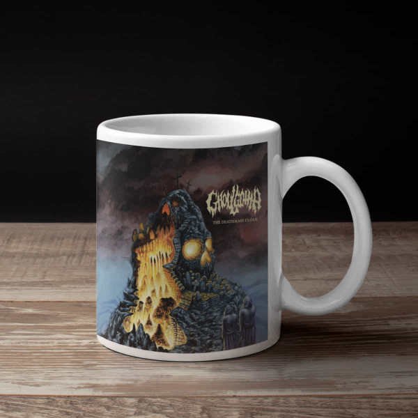 Ghoulgotha Coffee Mug, Ghoulgotha The Deathmass Cloak Coffee Mug