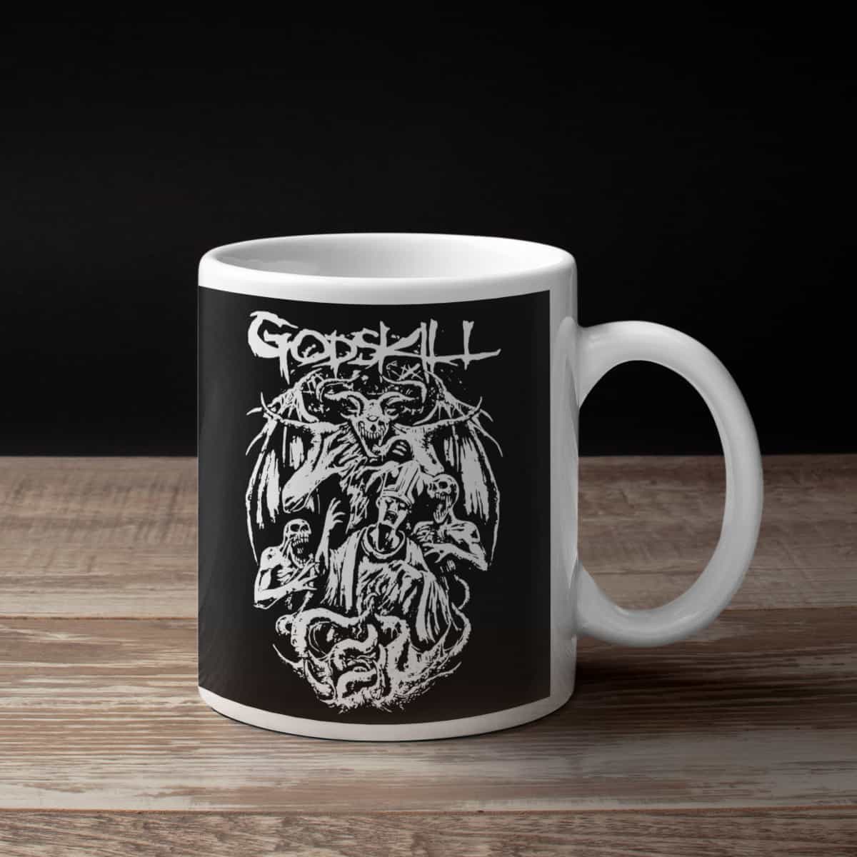 Godskill Coffee Mug, Godskill Artwork Coffee Mug