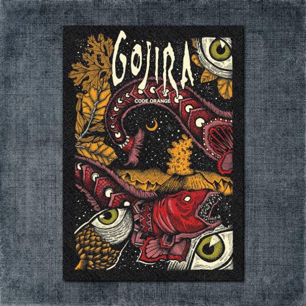 Gojira Back Patch, Gojira Artwork Big Back Patch