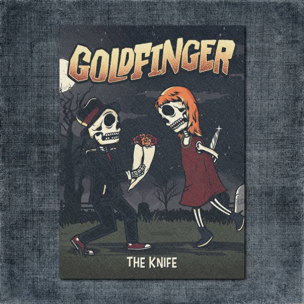 Goldfinger Back Patch, Goldfinger - The Knife Big Back Patch