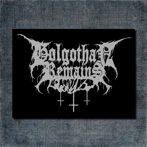Golgothan Remains Back Patch, Golgothan Remains Logo Big Back Patch