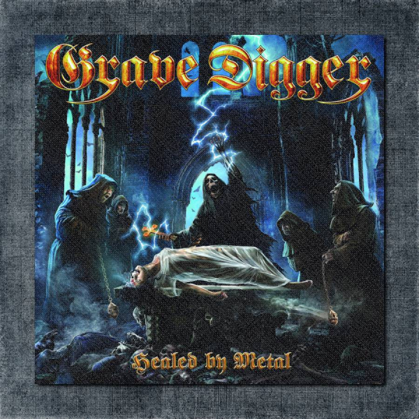 Grave Digger Back Patch, Grave Digger - Healed By Metal Big Back Patch