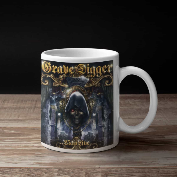 Grave Digger Coffee Mug, Grave Digger 25 To Live Coffee Mug