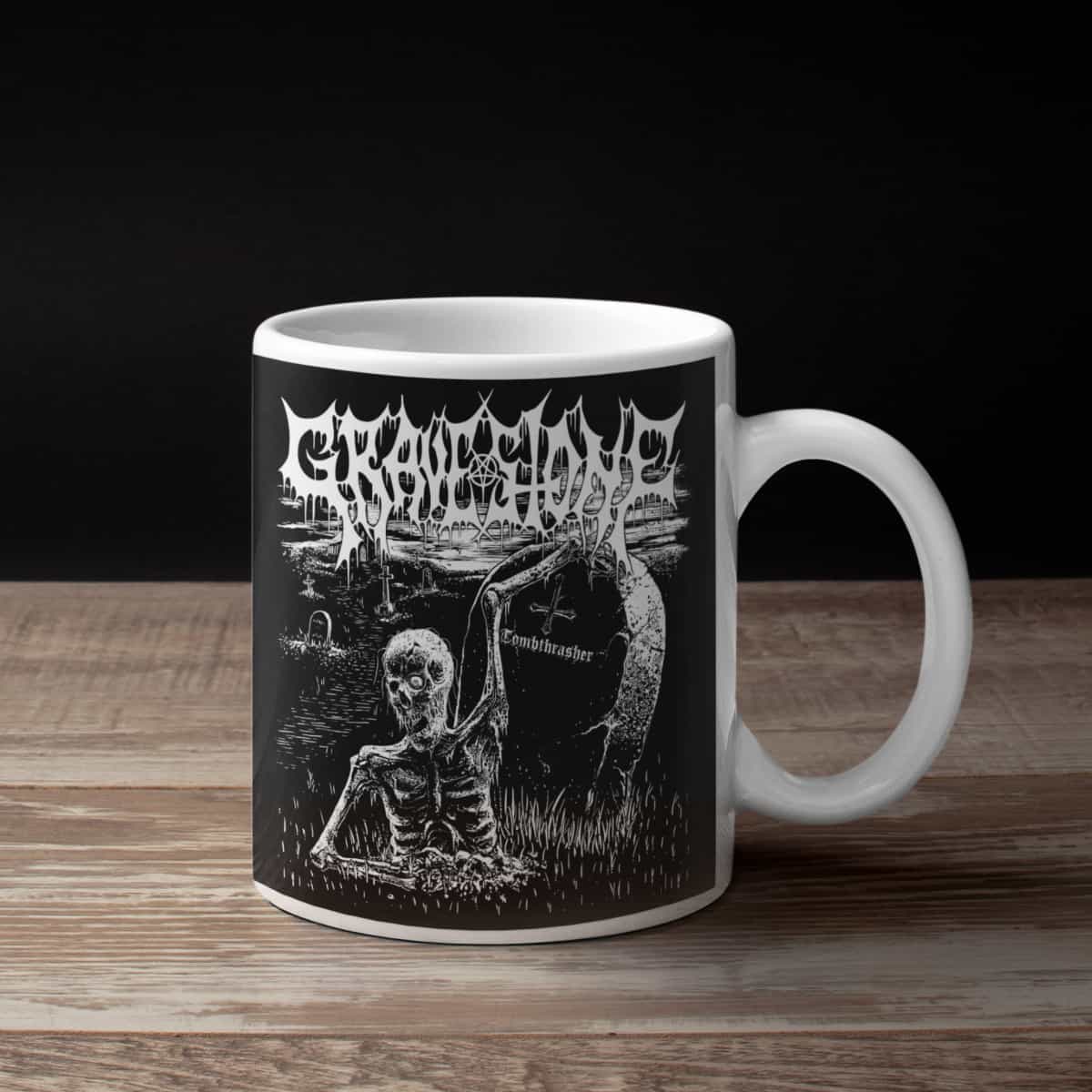Gravestone Coffee Mug, Gravestone Rotten Kill Cover Coffee Mug