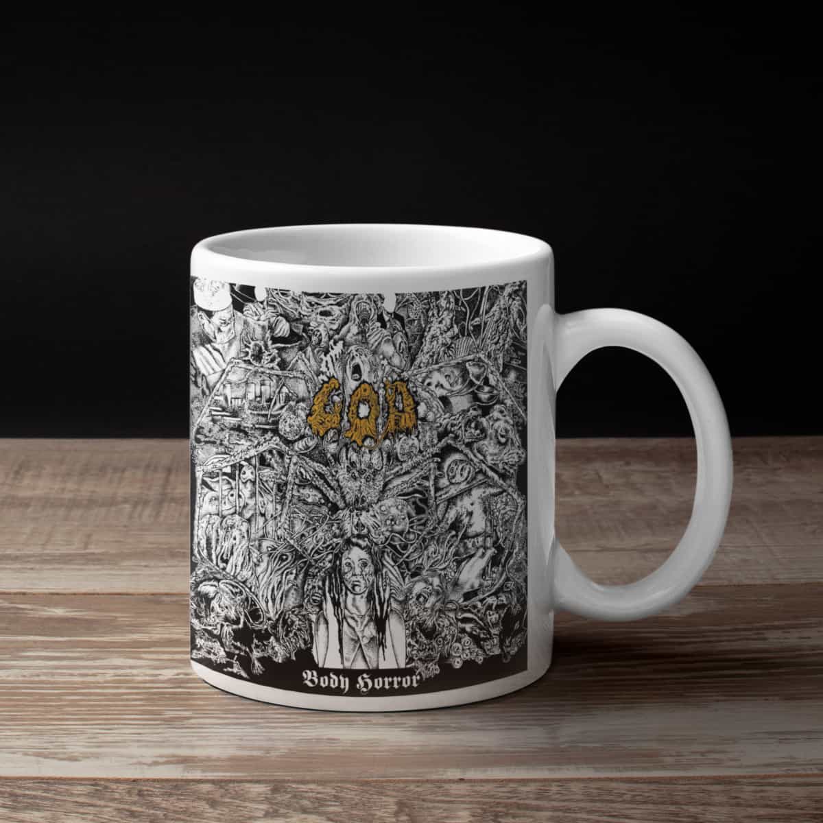 Grotesque Organ Defilement Coffee Mug, Grotesque Organ Defilement Body Horror Coffee Mug