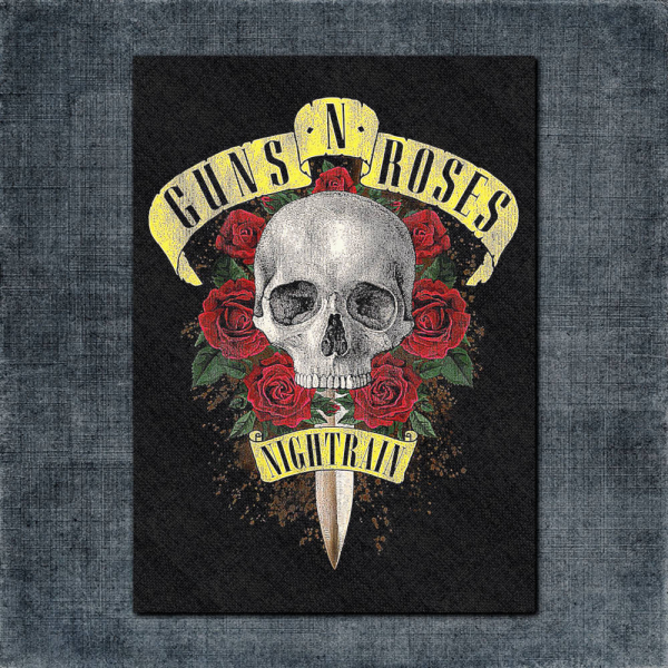 Guns n Roses Back Patch, Guns n Roses Nightrain Big Back Patch