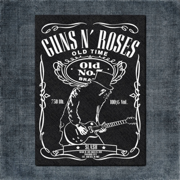 Guns n Roses  Back Patch, Guns n Roses Slash Big Back Patch