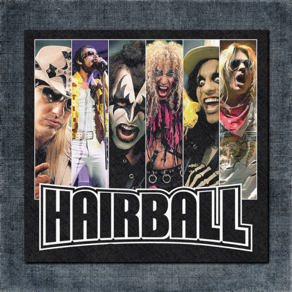 Hairball Back Patch, Hairball Artwork Big Back Patch