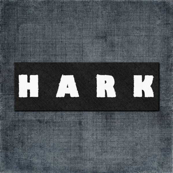 Hark Back Patch, Hark Logo Big Back Patch