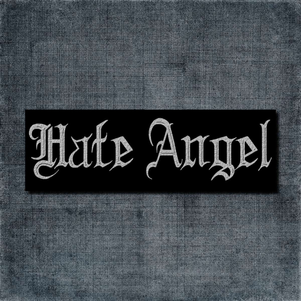 Hate Angel Back Patch, Hate Angel Logo Big Back Patch