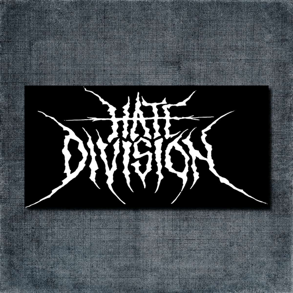 Hate Division Back Patch, Hate Division Logo Big Back Patch
