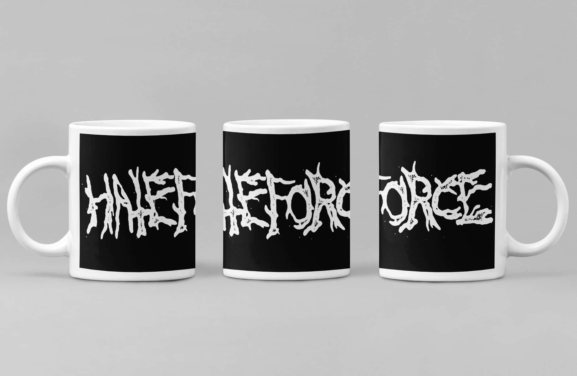 Hate Force Coffee Mug, Hate Force Logo Coffee Mug