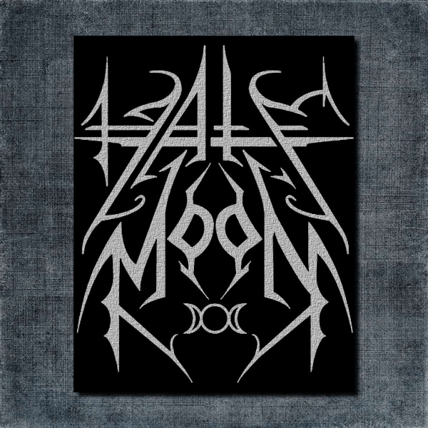 Hate Moon Back Patch, Hate Moon Logo Big Back Patch
