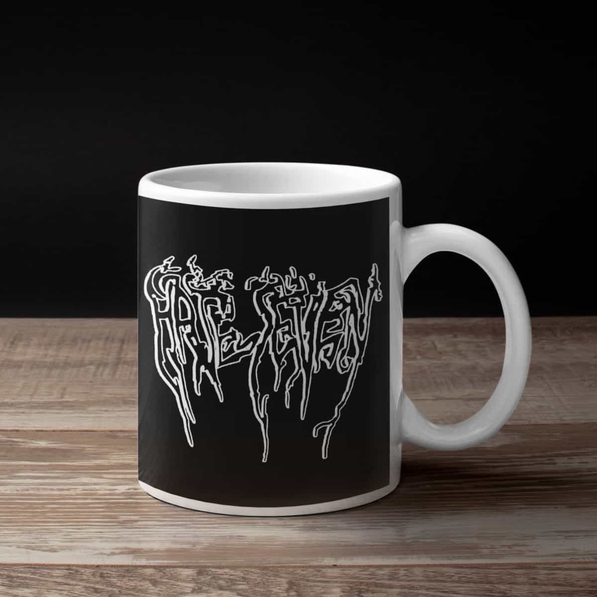 Hate Seven Coffee Mug, Hate Seven Logo Coffee Mug