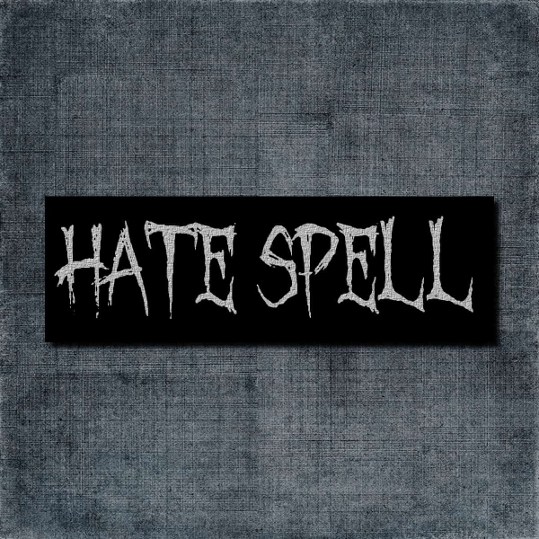 Hate Spell Back Patch, Hate Spell Logo Big Back Patch
