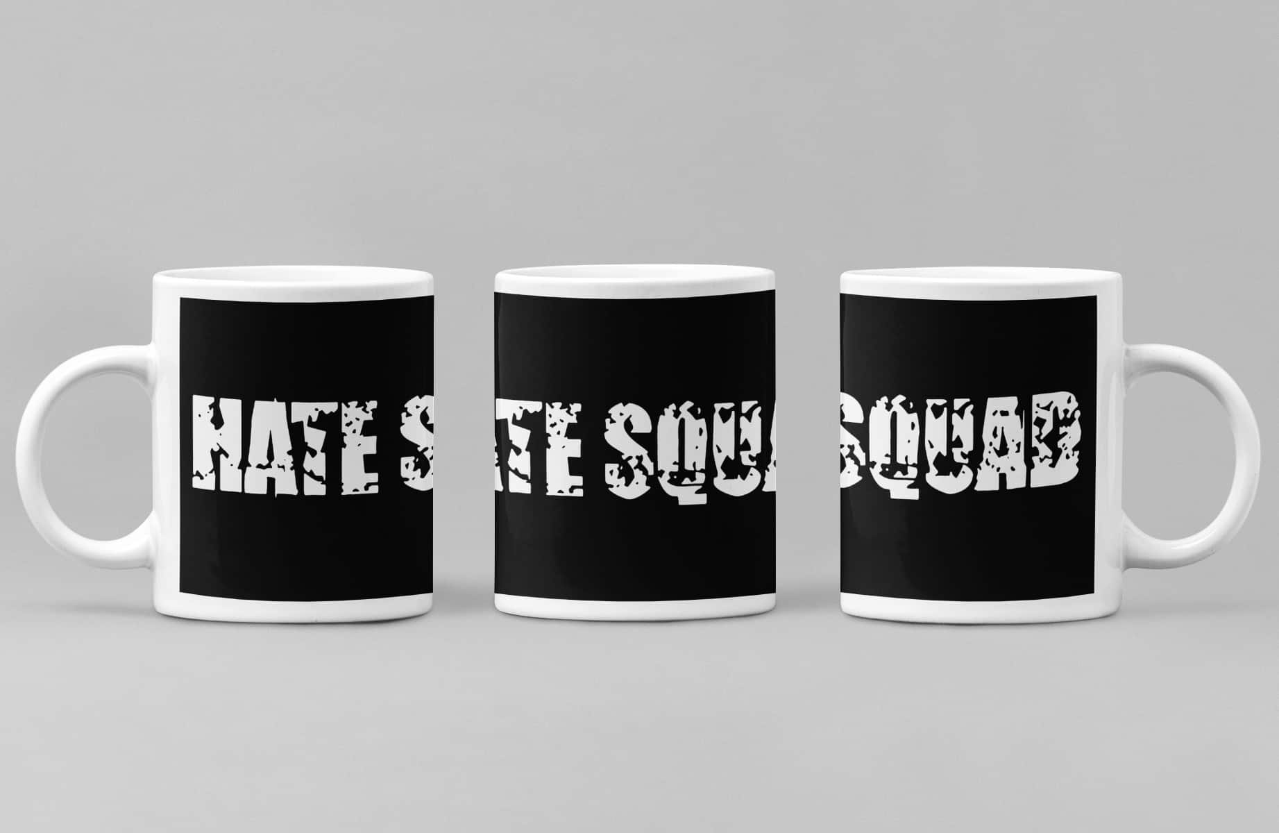 Hate Squad Coffee Mug, Hate Squad Logo Coffee Mug