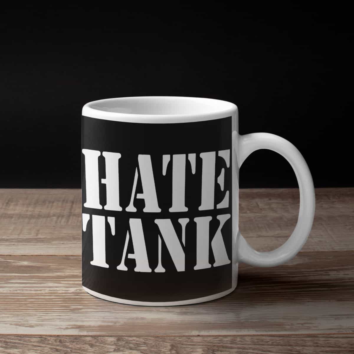 Hate Tank Coffee Mug, Hate Tank Logo Coffee Mug
