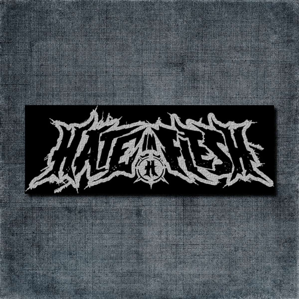 Hate in Flesh Back Patch, Hate in Flesh Logo Big Back Patch