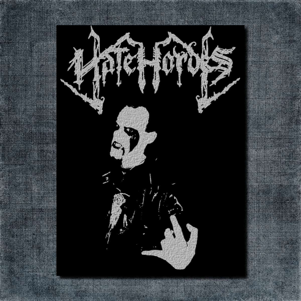 HateHordes Back Patch, HateHordes Artwork Big Back Patch