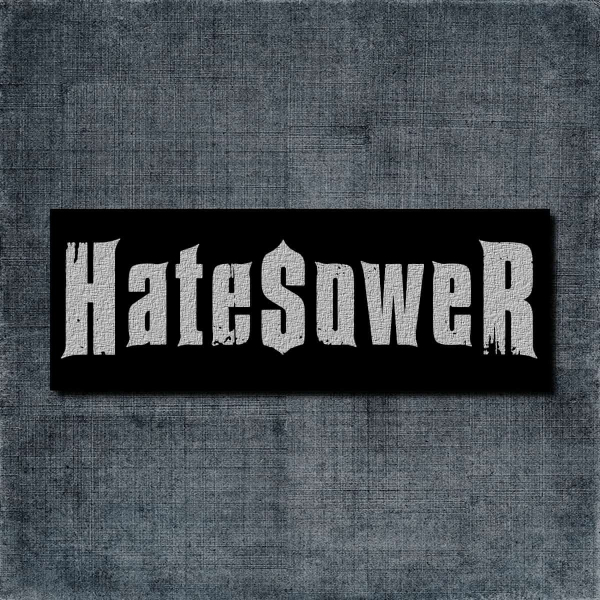 HateSower Back Patch, HateSower Logo Big Back Patch