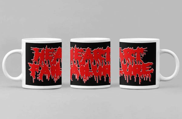 Heart Failure Coffee Mug, Heart Failure Logo Coffee Mug