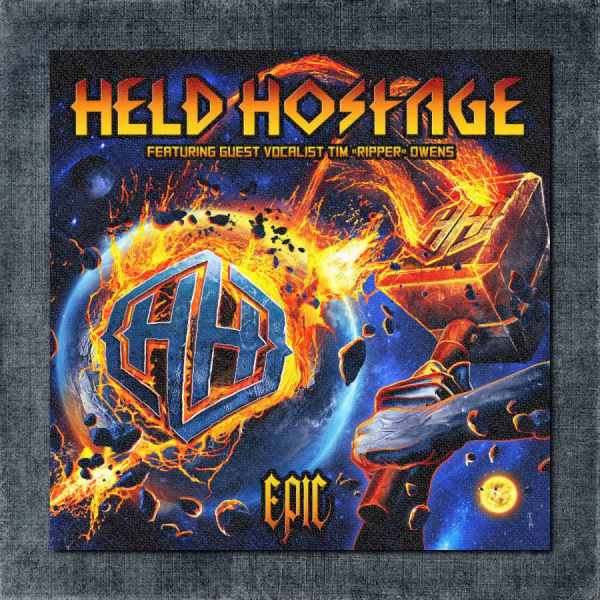 Held Hostage Back Patch, Held Hostage - Epic Big Back Patch