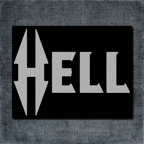 Hell Back Patch, Hell Logo Big Back Patch