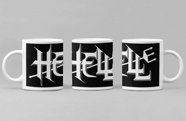 Hell Coffee Mug, Hell Logo Coffee Mug