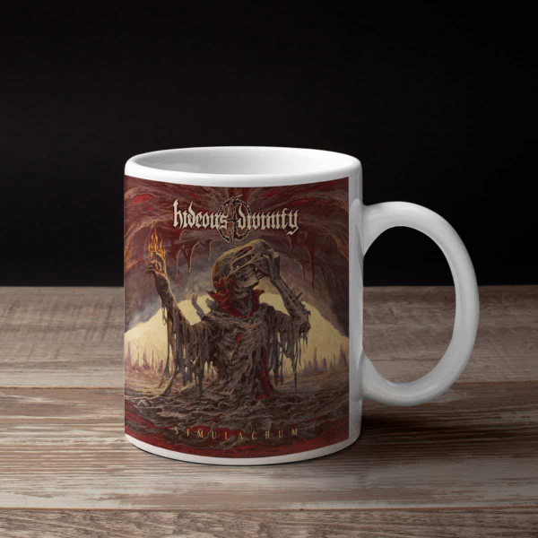 Hideous Divinity Band Coffee Mug, Hideous Divinity Simulacrum Mug