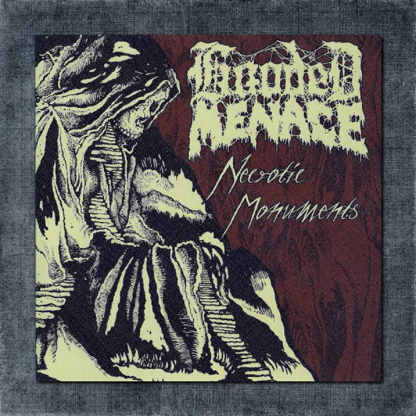 Hooded Menace Back Patch, Hooded Menace - Necrotic Monuments Big Back Patch