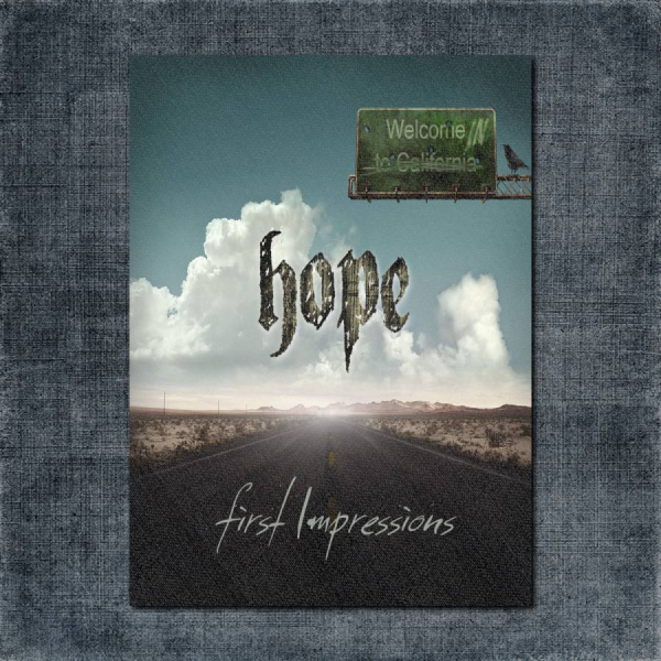 Hope Back Patch, Hope - First Impressions Big Back Patch