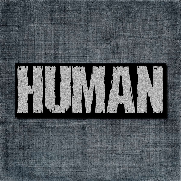 Human Back Patch, Human Logo Big Back Patch
